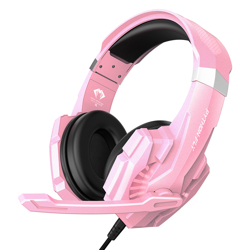 PYTHON FLY G9000mini 3.5mm USB Wired Ergonomic Over-Ear E-sports Headphone Noise Cancellation Gaming Headset with LED Light PYTHON FLY G9000mini 3.5mm USB Wired Ergonomic Over-Ear E-sports Headphone Noise Cancellation Gaming Headset with LED Light